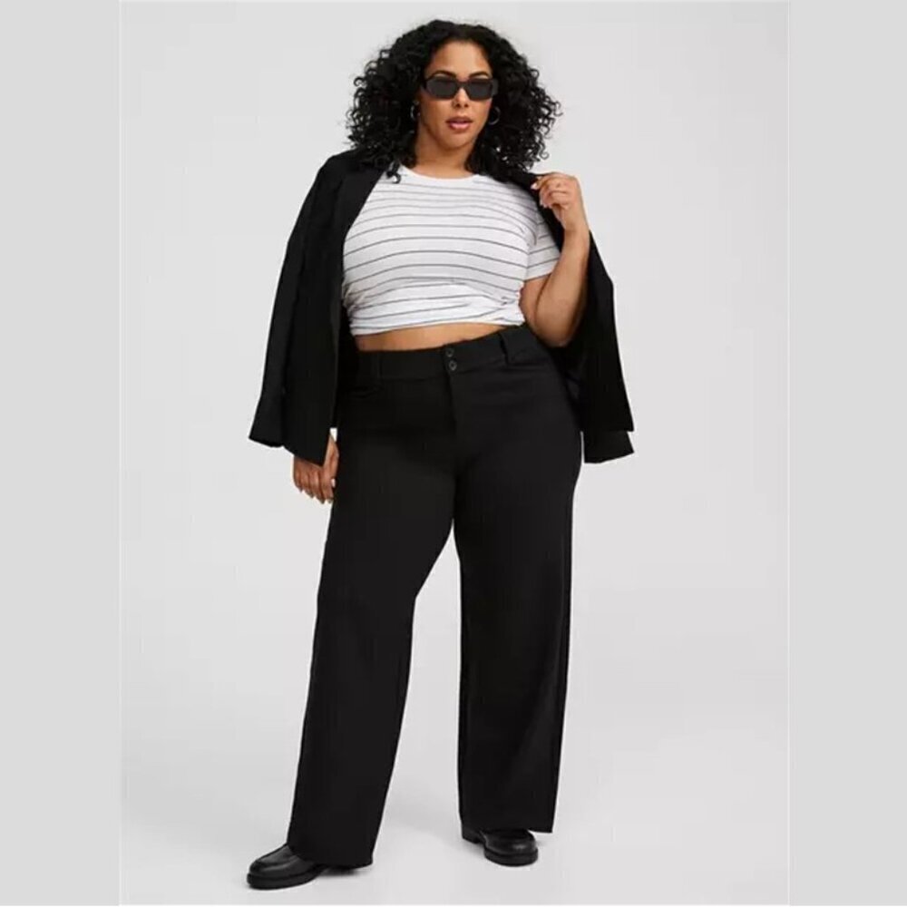 Torrid - Trouser Wide Leg Pant in Deep Black